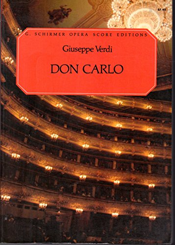 Don Carlos: Vocal Score