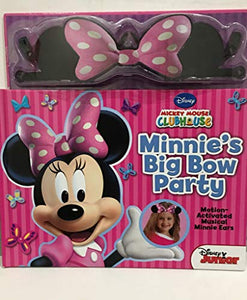Mickey Mouse Clubhouse Minnie's big Bow Party with Motion Activated Musical Minnie Ears 