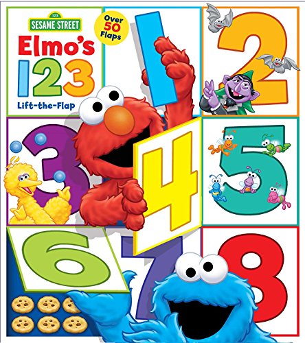 Sesame Street: Elmo's 1 2 3 Lift-The-Flap