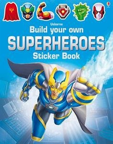 Build Superheroes Sticker Book
