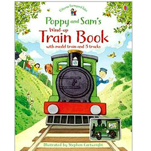 Usborne Farmyard Tales Poppy and Sam's Wind-up Train Book