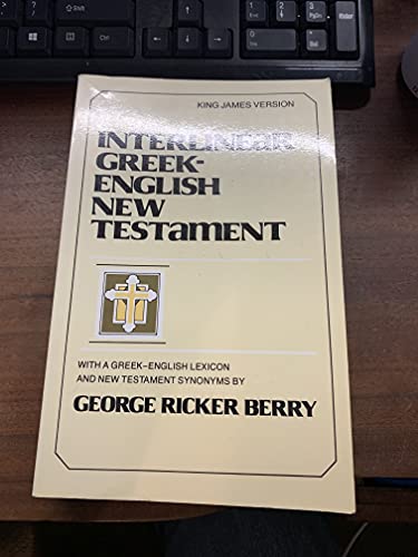 Interlinear Greek English New Testament