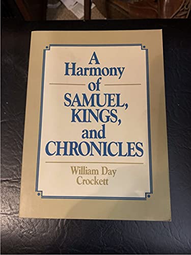 Harmony/Samuel/Kings/Chronicle