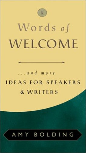 Words of Welcome