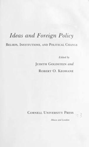 Ideas and Foreign Policy