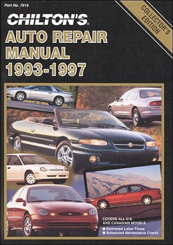 Chilton's Auto Repair Manual