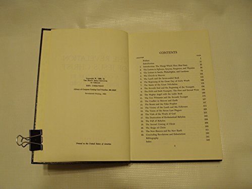 The Revelation of Jesus Christ: A Commentary Edition: Reprint