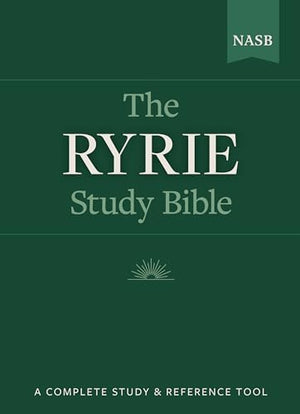 The NASB Ryrie Study Bible, Black Genuine Leather, Red Letter