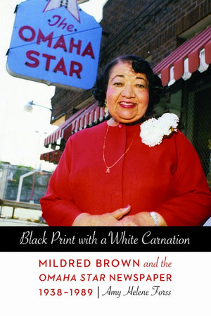Black Print with a White Carnation