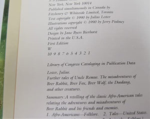 Further Tales of Uncle Remus