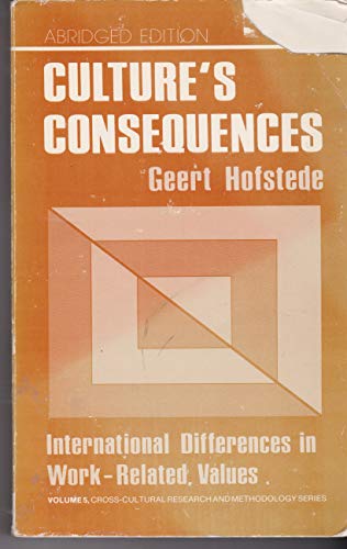 Cultures Consequences