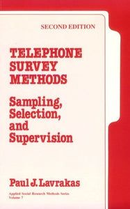 Telephone Survey Methods 