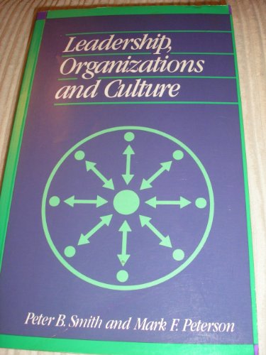 Leadership, Organizations and Culture