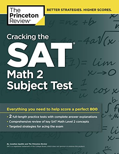 Cracking The Sat Math 2 Subject Test