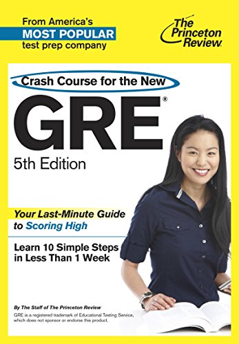Crash Course For The Gre, 5Th Edition