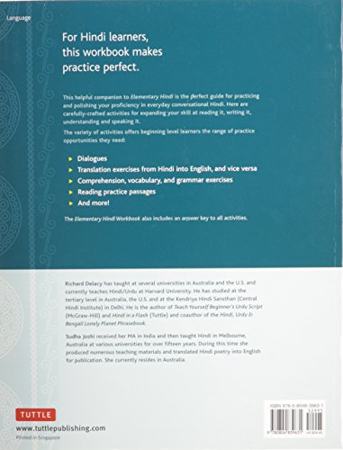 Elementary Hindi Workbook