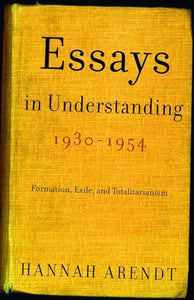 Essays in Understanding, 1930-1954 