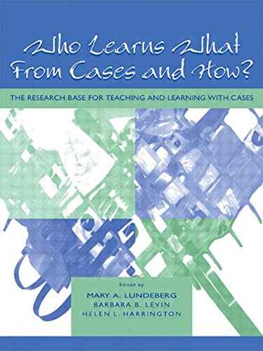 Who Learns What From Cases and How?