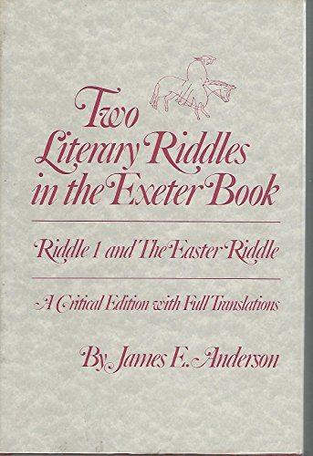 Two Literary Riddles in the Exeter Book