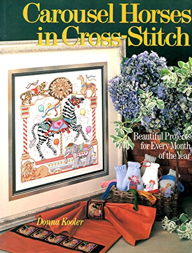 CAROUSEL HORSES IN CROSS STITCH