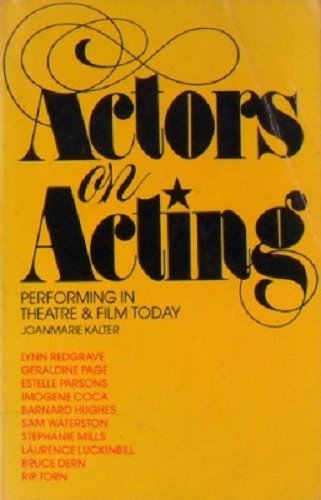 Actors on Acting