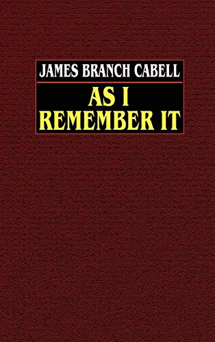 As I Remember it