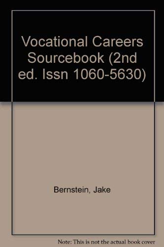Vocational Careers Sourcebook