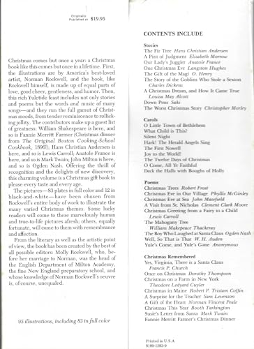 Rockwell's, Norman, Christmas Book