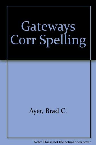 Gateways Corr Spelling