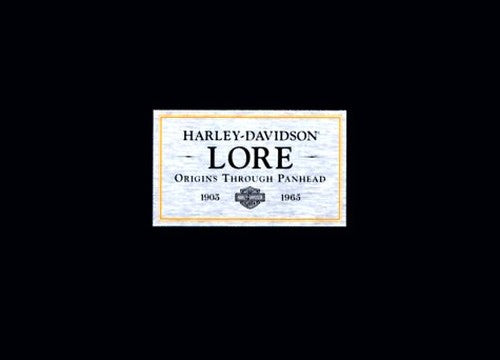 Harley-Davidson Lore: 1903-1965