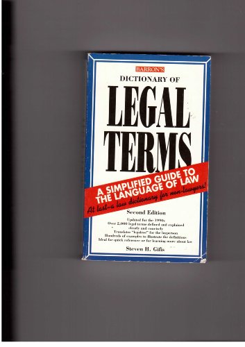 Dictionary of Legal Terms
