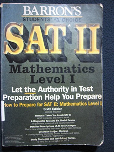 How to Prepare for SAT II--Mathematics, Level I
