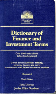 Dictionary of Finance and Investment Terms 