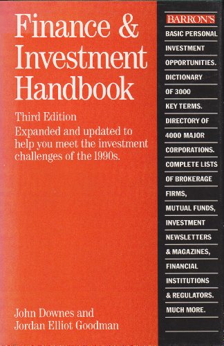 Barron's Finance & Investment Handbook
