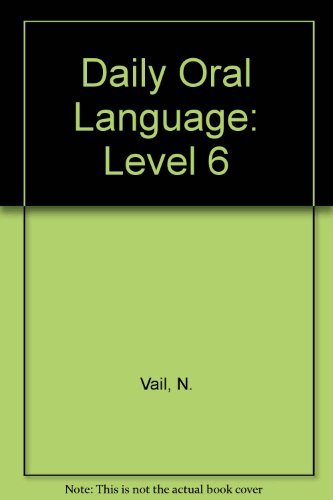 Daily Oral Language: Level 6