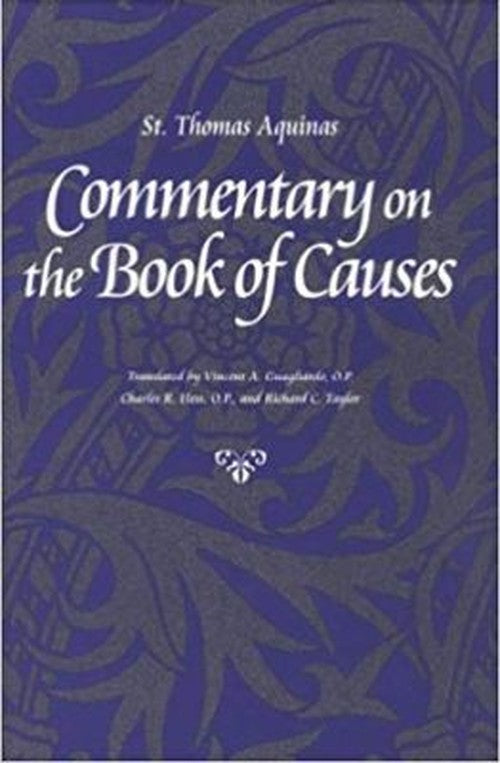 Commentary on the "Book of Causes