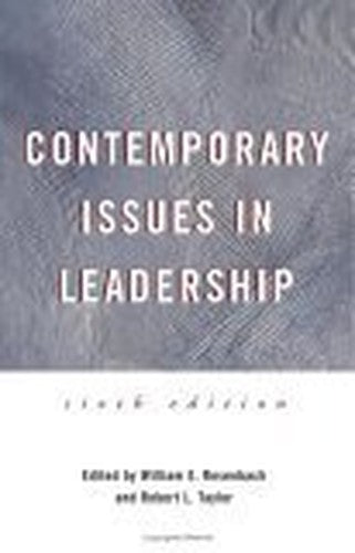 Contemporary Issues in Leadership