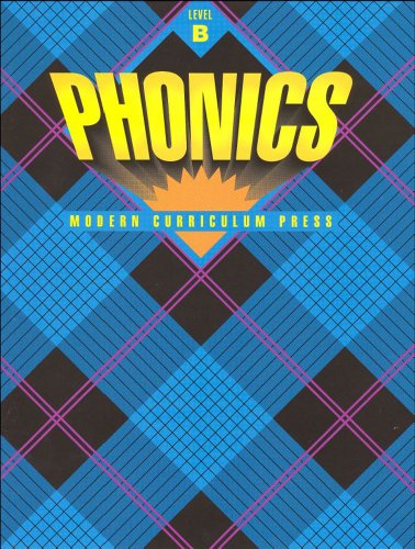 MCP Plaid Phonics Level B Black and White 1995 Copyright