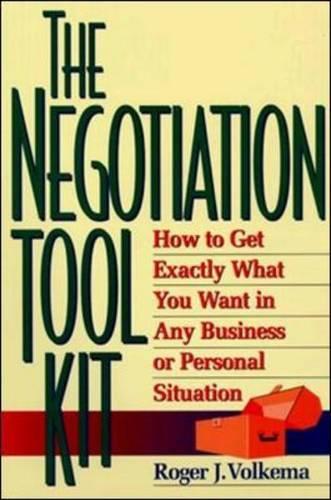 The Negotation Toolkit