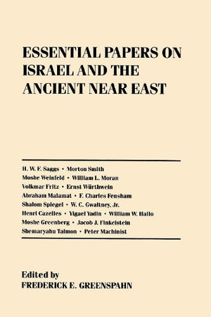 Essential Papers on Israel and the Ancient Near East