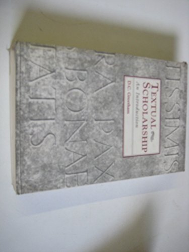 Textual Scholarship