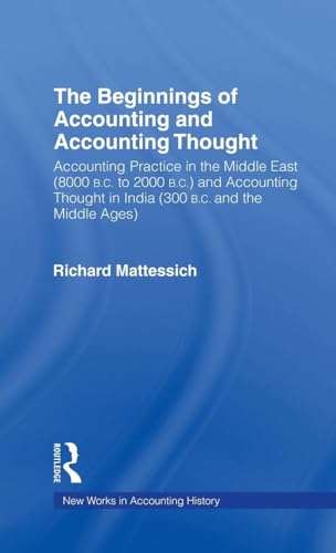 The Beginnings of Accounting and Accounting Thought