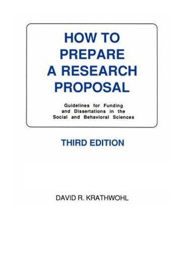 How to Prepare Research Proposal