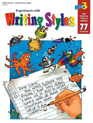 Experiences with Writing Styles Reproducible Grade 3
