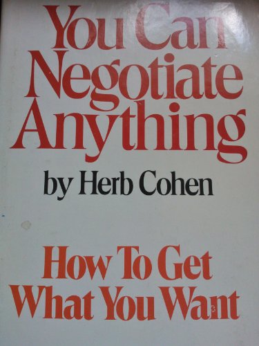 You Can Negotiate Anything