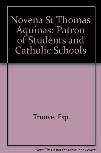 Novena St Thomas Aquinas