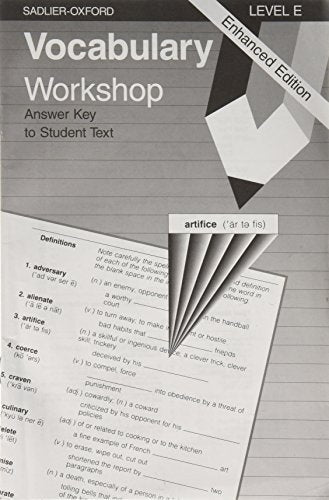Vocabulary Workshop