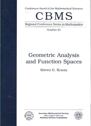 Geometric Analysis and Function Spaces Expository Lectures