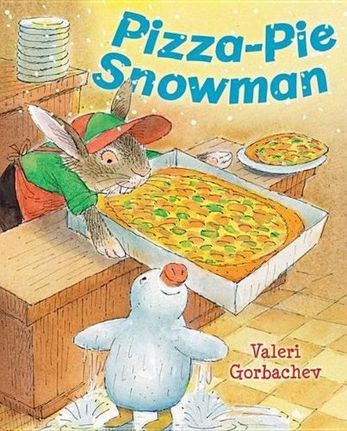 Pizza-Pie Snowman