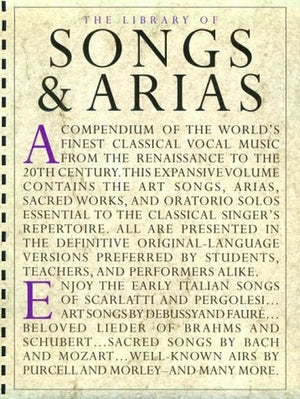 Library of Songs and Arias